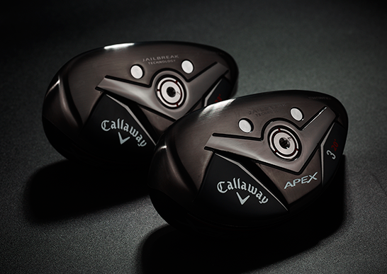 Golf Equipment test and review: Callaway Apex 19 Hybrid, sole and hero view