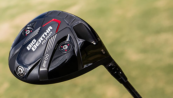 Golf Equipment test and review: Callaway Big Bertha Alpha 816 Double Black Diamond Driver, sole and adjustment view