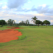Golf holiday review of Rio de Janeiro, Brazil. Iguassu Golf Club. Fairway bunkers at the 3rd hole