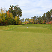 Golf holiday review of Minnesota, USA, Wilderness at the Fortune Bay Resort, Green complexes at the par 4, 5th hole