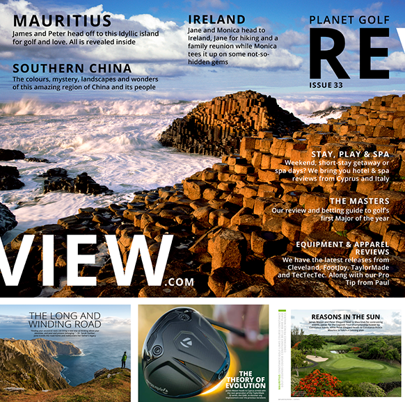 planetgolfreview digital magazine 33rd issue, Cover and selected pages